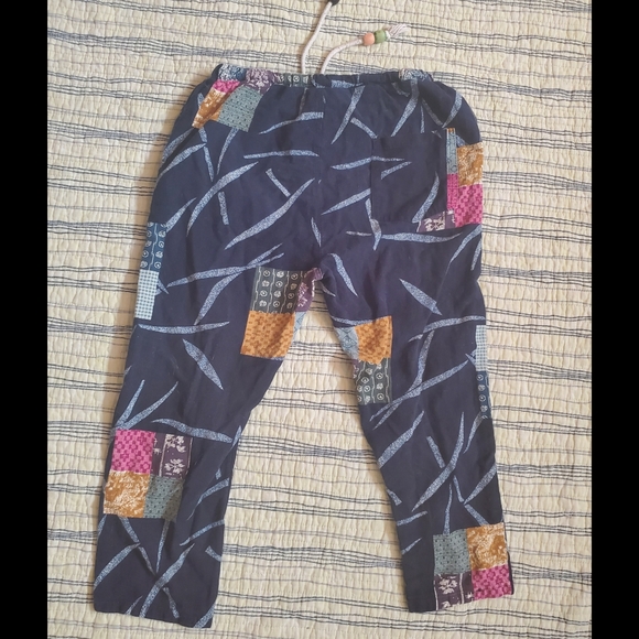funky cut off pants from thailand - Picture 2 of 2
